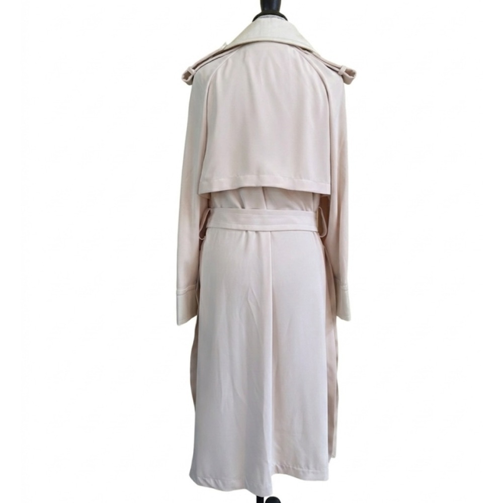 See By Chloé Deconstructed Layered Trench In Angora Beige Size 40 (US 8) EUC! - Picture 6 of 6